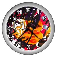 Consolation Before Battle 1 1 Wall Clock (silver) by bestdesignintheworld