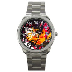 Consolation Before Battle 1 1 Sport Metal Watch by bestdesignintheworld