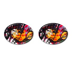 Consolation Before Battle 1 1 Cufflinks (oval) by bestdesignintheworld