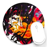 Consolation Before Battle 1 1 Round Mousepads Front