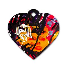 Consolation Before Battle 1 1 Dog Tag Heart (two Sides) by bestdesignintheworld