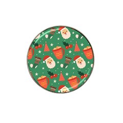 Colorful Funny Christmas Pattern Hat Clip Ball Marker (4 Pack) by Vaneshart