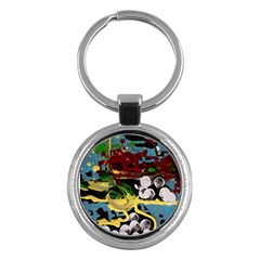 York 1 4 Key Chain (round)