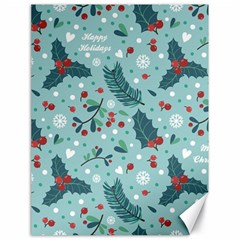 Seamless Pattern With Berries Leaves Canvas 18  X 24  by Vaneshart