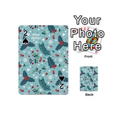 Seamless Pattern With Berries Leaves Playing Cards 54 Designs (mini) by Vaneshart