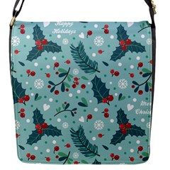 Seamless Pattern With Berries Leaves Flap Closure Messenger Bag (s) by Vaneshart