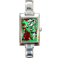 Plants And Flowers 1 1 Rectangle Italian Charm Watch by bestdesignintheworld