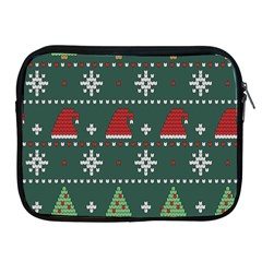 Beautiful Knitted Christmas Pattern Apple Ipad 2/3/4 Zipper Cases by Vaneshart