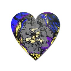 Motion And Emotion 1 1 Heart Magnet by bestdesignintheworld