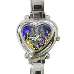 Motion And Emotion 1 1 Heart Italian Charm Watch by bestdesignintheworld