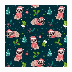 Pattern Christmas Funny Medium Glasses Cloth (2 Sides) by Vaneshart