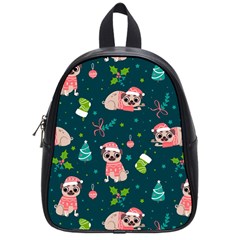 Pattern Christmas Funny School Bag (small) by Vaneshart