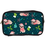 Pattern Christmas Funny Toiletries Bag (Two Sides) Back