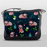 Pattern Christmas Funny Messenger Bag Front