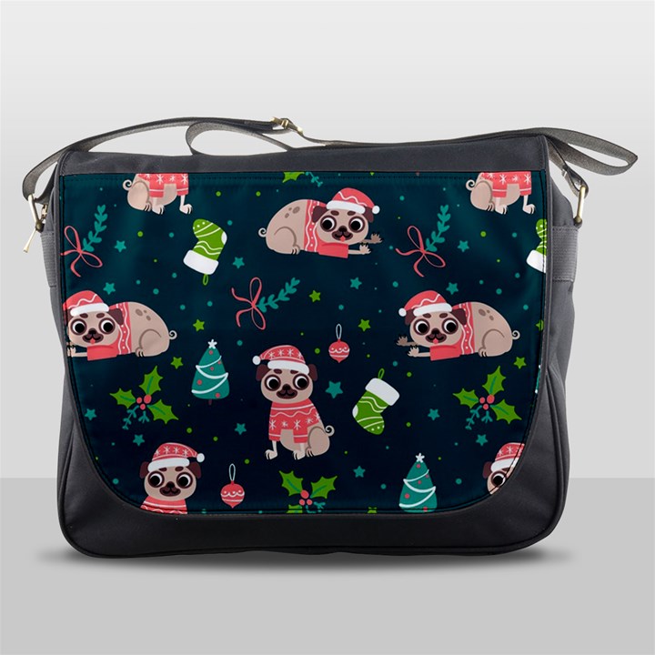 Pattern Christmas Funny Messenger Bag