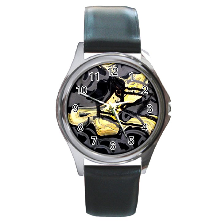 Motion And Emotion 1 2 Round Metal Watch