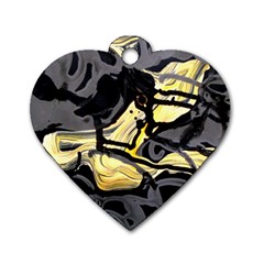 Motion And Emotion 1 2 Dog Tag Heart (one Side) by bestdesignintheworld