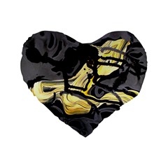 Motion And Emotion 1 2 Standard 16  Premium Flano Heart Shape Cushions by bestdesignintheworld