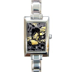 Motion And Emotion 1 2 Rectangle Italian Charm Watch by bestdesignintheworld