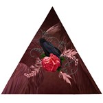 Wonderful Crow Wooden Puzzle Triangle