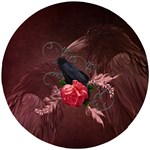 Wonderful Crow Wooden Puzzle Round