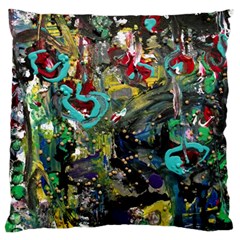 Forest 1 1 Large Flano Cushion Case (one Side) by bestdesignintheworld