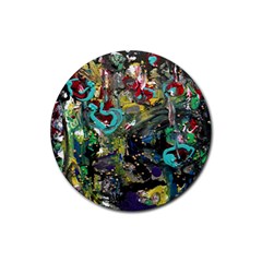 Forest 1 1 Rubber Coaster (round)  by bestdesignintheworld