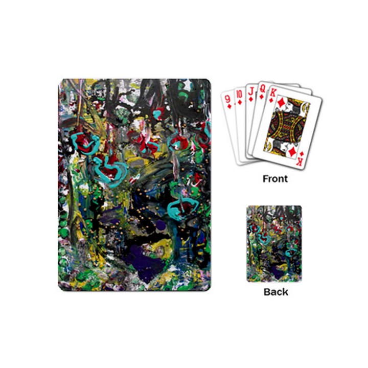 Forest 1 1 Playing Cards Single Design (Mini)