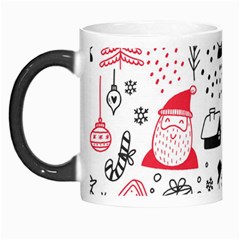 Christmas Themed Seamless Pattern Morph Mugs by Vaneshart