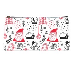 Christmas Themed Seamless Pattern Pencil Cases by Vaneshart