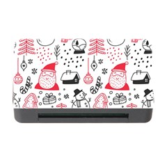 Christmas Themed Seamless Pattern Memory Card Reader With Cf by Vaneshart