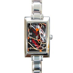 Collage 1 1 Rectangle Italian Charm Watch by bestdesignintheworld