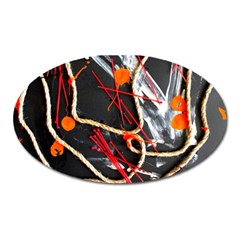 Collage 1 1 Oval Magnet by bestdesignintheworld