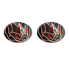 Collage 1 1 Cufflinks (oval) by bestdesignintheworld