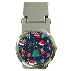 Colorful Funny Christmas Pattern Money Clip Watches by Vaneshart