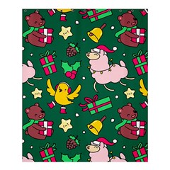 Funny Decoration Christmas Pattern Background Shower Curtain 60  X 72  (medium)  by Vaneshart