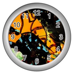 York 1 5 Wall Clock (silver) by bestdesignintheworld