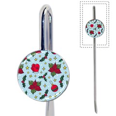 Colorful Funny Christmas Pattern Book Mark