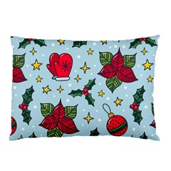 Colorful Funny Christmas Pattern Pillow Case (two Sides) by Vaneshart