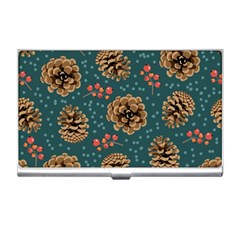 Christmas Seamless Pattern Business Card Holder by Vaneshart