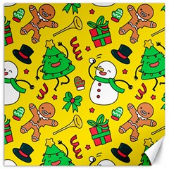 Funny Decoration Christmas Pattern Canvas 20  X 20  by Vaneshart