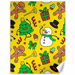 Funny Decoration Christmas Pattern Canvas 36  X 48  by Vaneshart