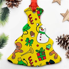 Funny Decoration Christmas Pattern Ornament (christmas Tree)  by Vaneshart