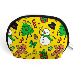 Funny Decoration Christmas Pattern Accessory Pouch (medium) by Vaneshart