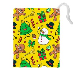 Funny Decoration Christmas Pattern Drawstring Pouch (4xl) by Vaneshart