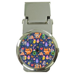 Colorful Funny Christmas Pattern Money Clip Watches by Vaneshart