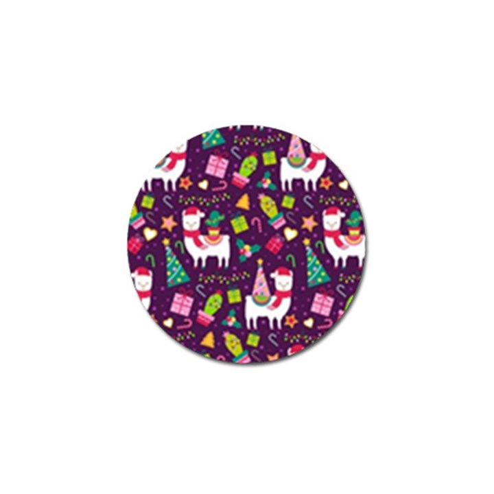 Colorful Funny Christmas Pattern Golf Ball Marker