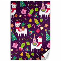 Colorful Funny Christmas Pattern Canvas 20  X 30  by Vaneshart