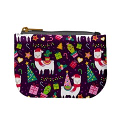 Colorful Funny Christmas Pattern Mini Coin Purse by Vaneshart