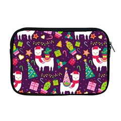 Colorful Funny Christmas Pattern Apple Macbook Pro 17  Zipper Case by Vaneshart